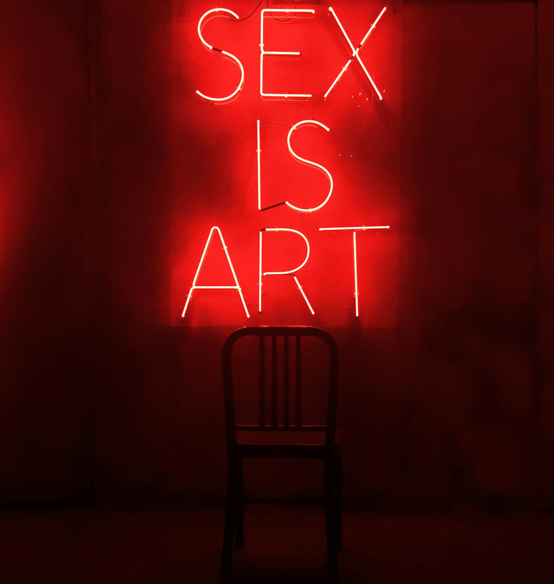 red and white love me neon light signage